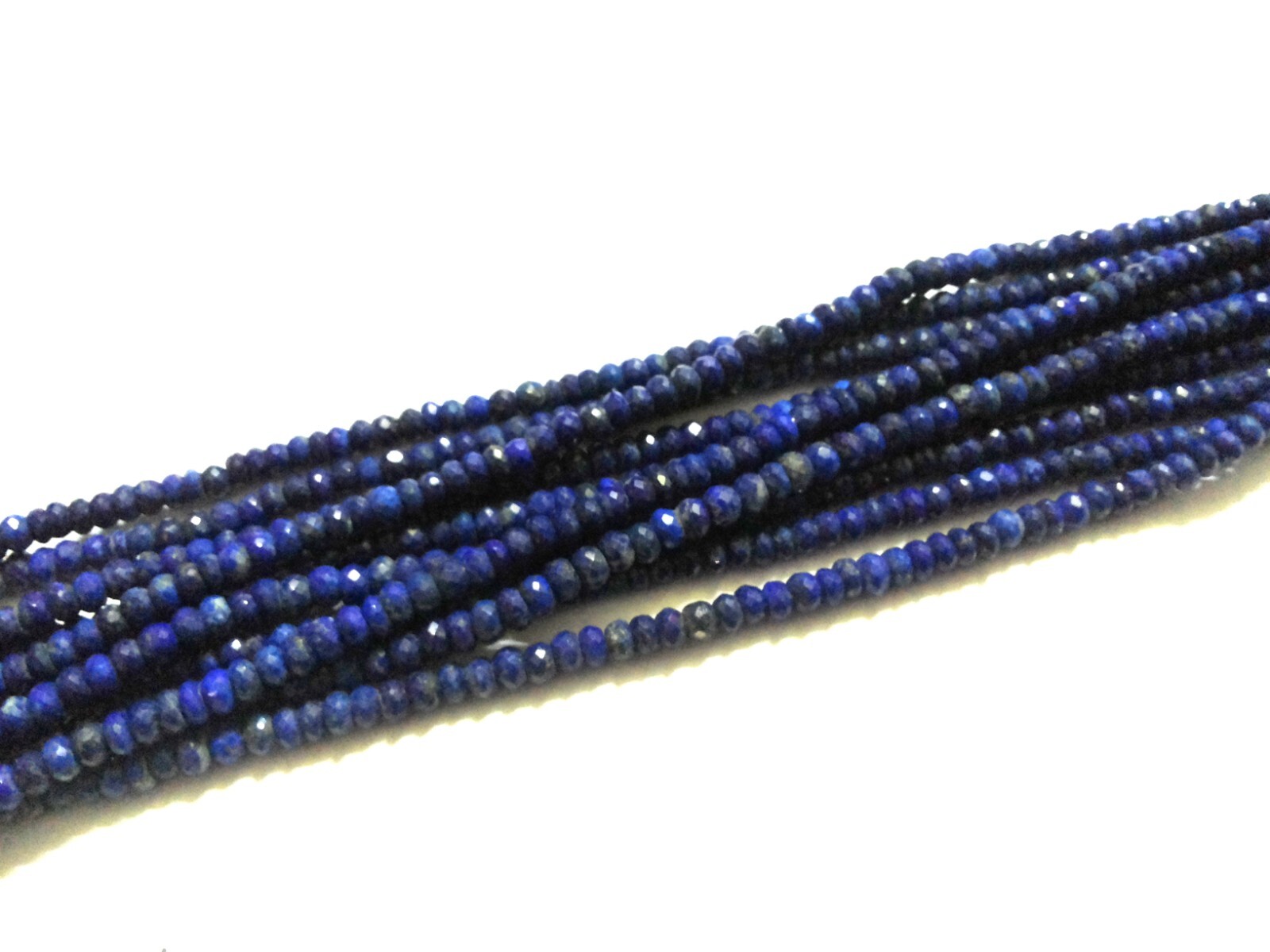 1 Strand Natural Lapis Lazuli Rondelle Faceted 5-6mm/6-7mm/7-7.5mm Beads 10″inch