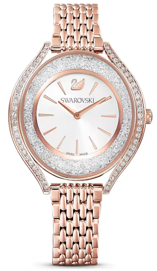 Swarovski Crystalline Aura watch Swiss Made Rose gold-tone finish- 5519459