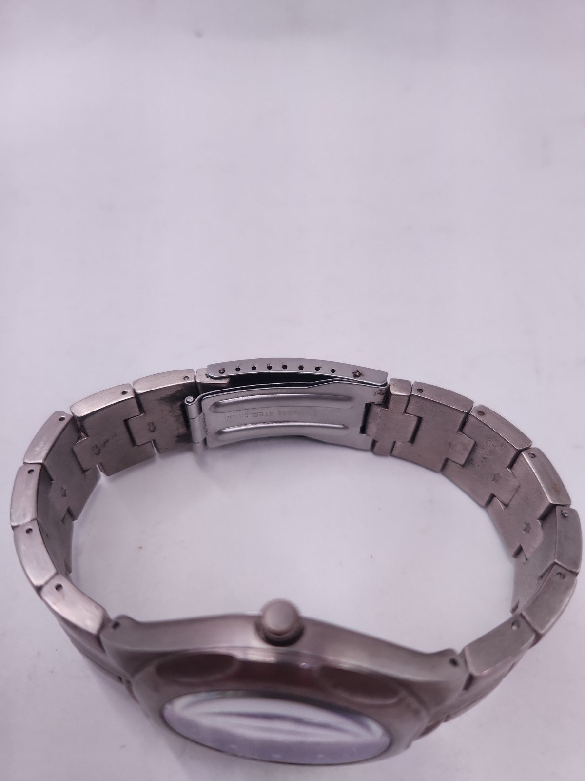 LORUS Mens Watch Steel Case Blue Dial Silver Tone Quartz 30m WR LR0367