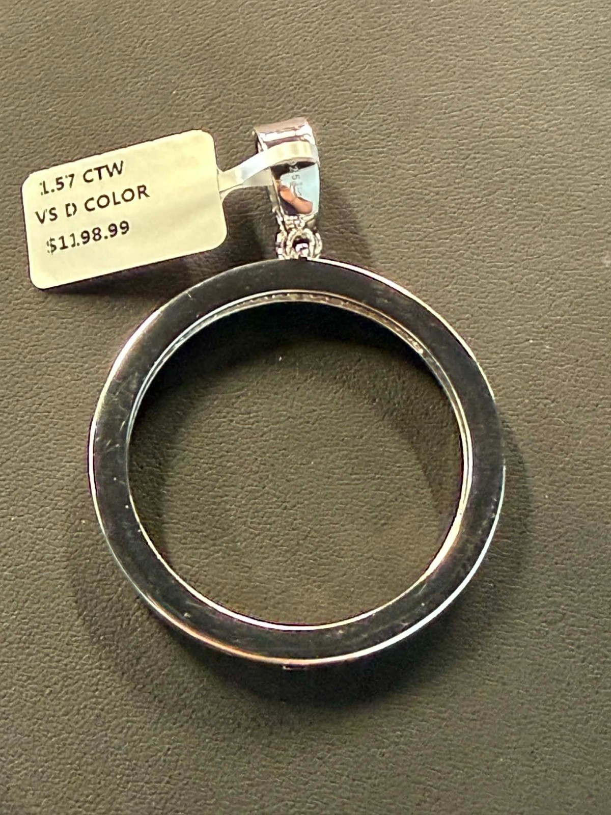 Sterling Silver Moissanite Bezel For 1oz Silver Libertad Centenario Mexico Coin