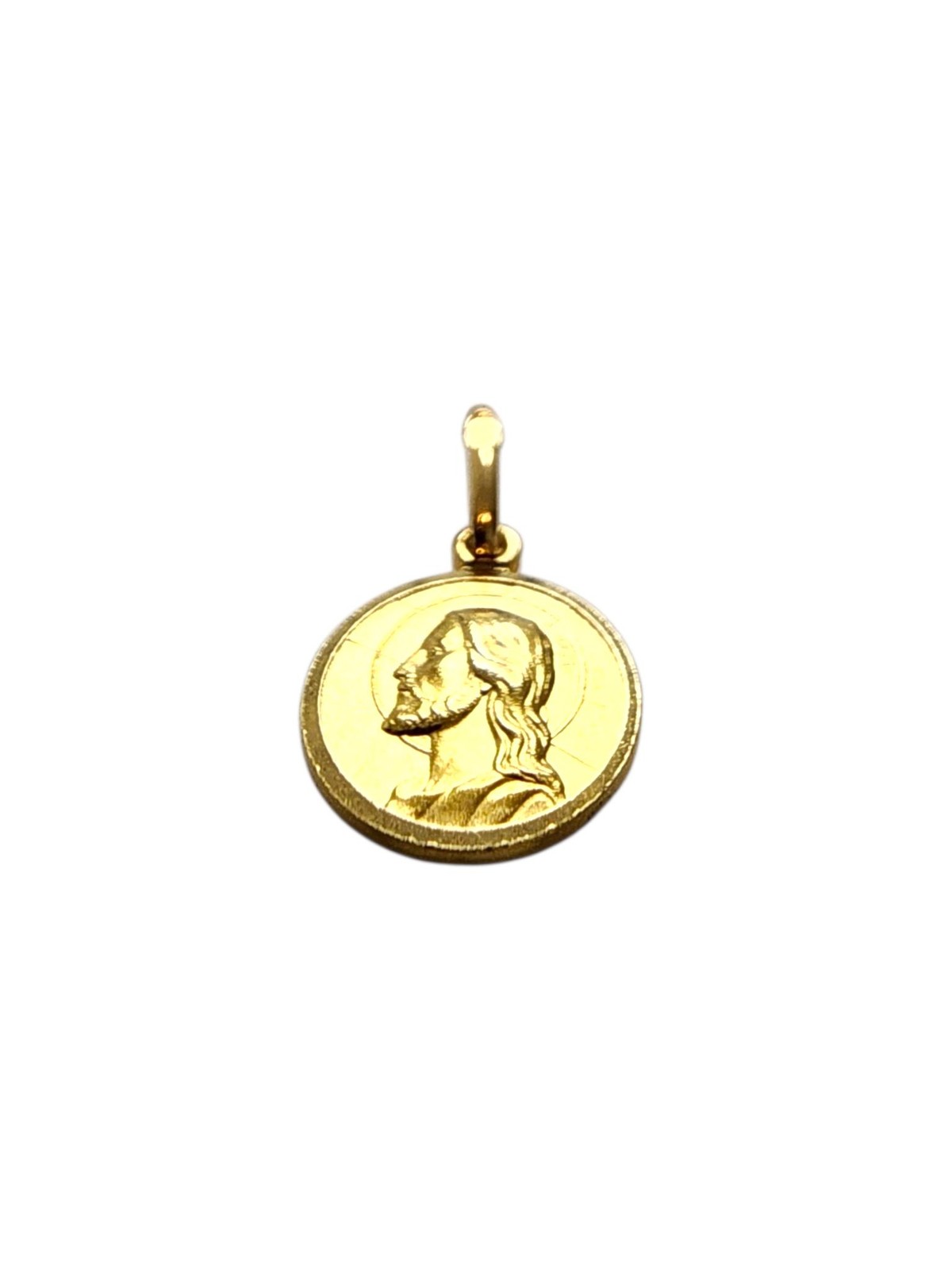 14K Yellow Gold Dio Ti Protegga “May God Protect You” Pendant #25528