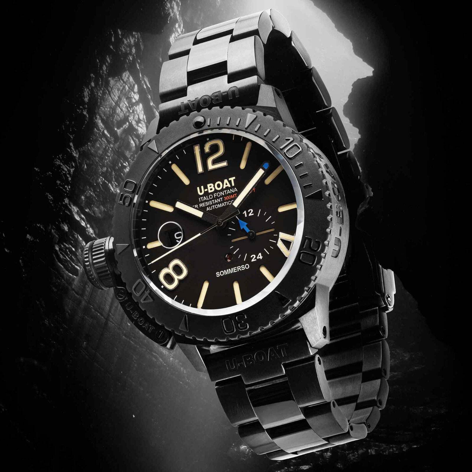 U-Boat 9015/MT Sommerso 46mm DLC Watch