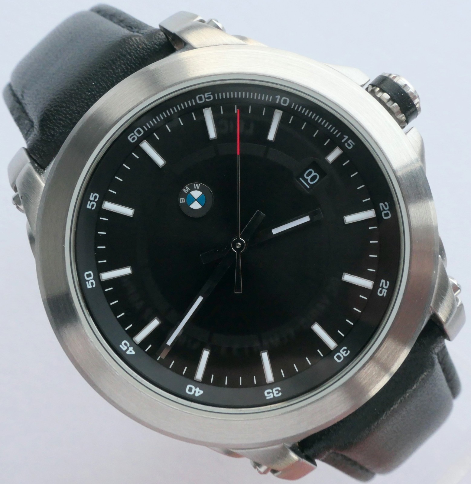 BMW Classic Pilot Racing Driver Sport Car Accessory Swiss Movement Luxury Watch