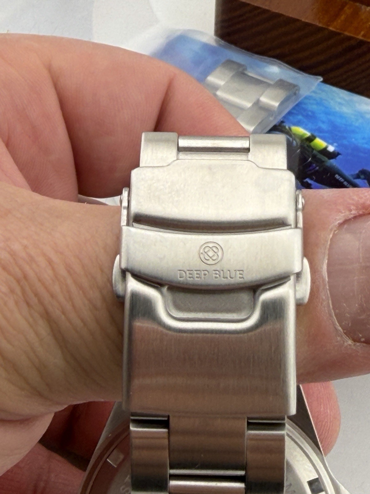 Deep Blue PRO DIVER 200 42.5MM AUTOMATIC DIVE WATCH-LAVENDER DIAL LNIB