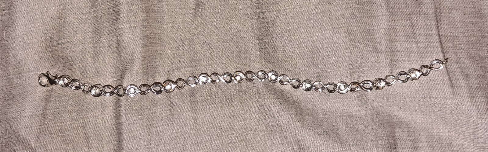 Zales Sterling Silver Bracelet 7 Inches New in Box