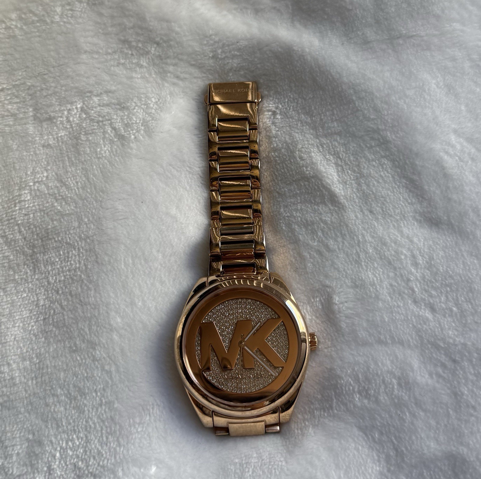 Women’s Janelle Three-Hand Rose Gold-Tone Stainless Steel Bracelet Watch 42mm