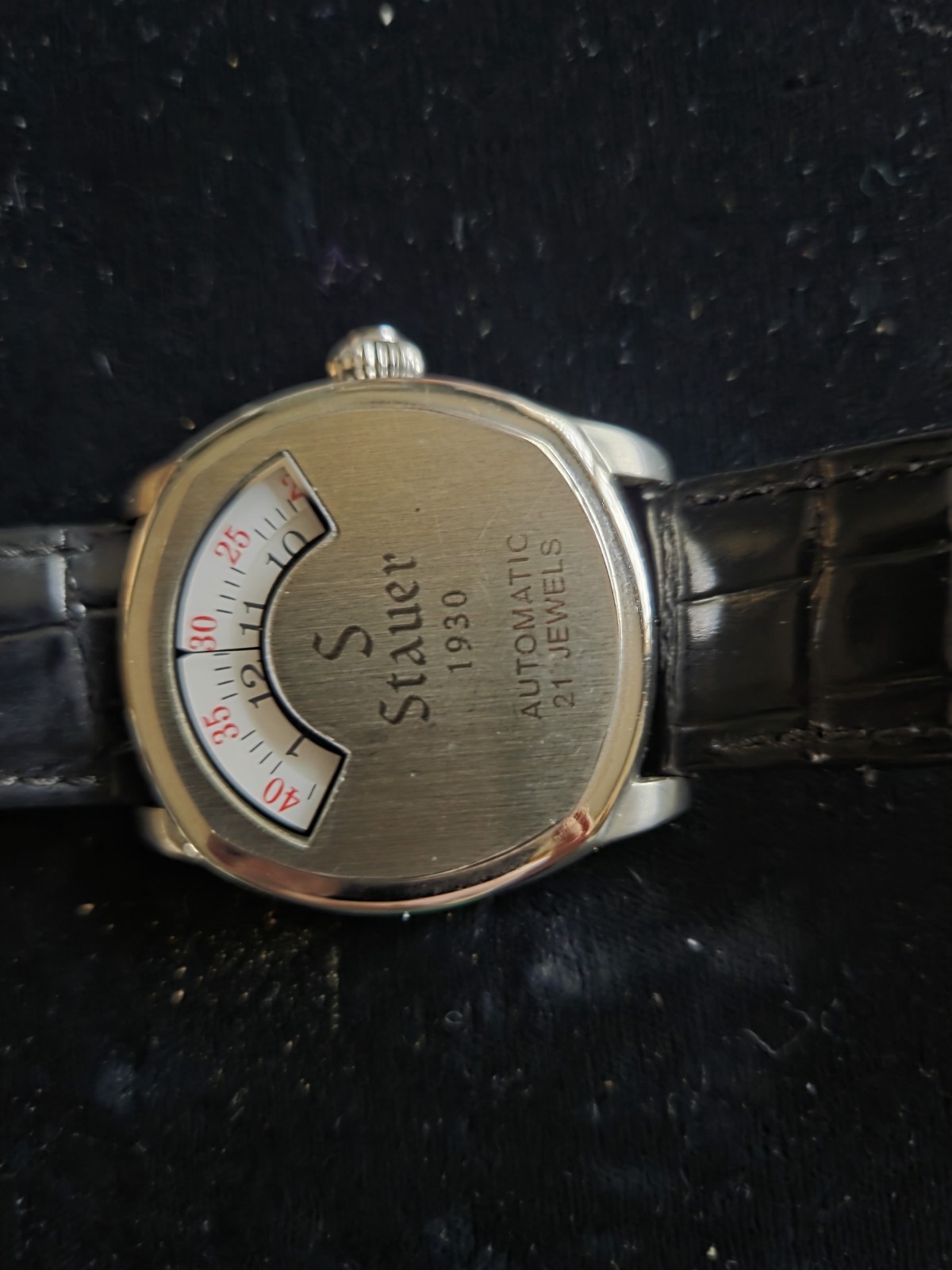 VINTAGE WRIST WATCH STAUER 1930 AUTOMATIC 21JEWELS REF.15457 3ATM WATER RES