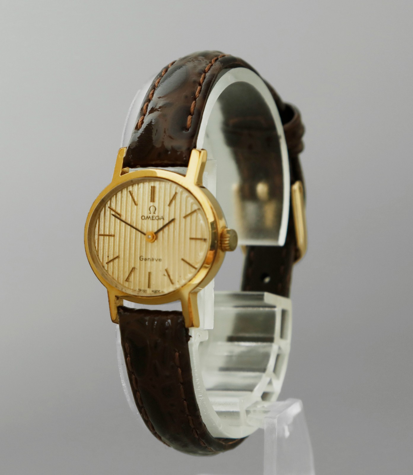 [Exc+5] Vintage Omega Geneve Cal.620 Ref.511.0412 Stripe Manual Women’s Watch