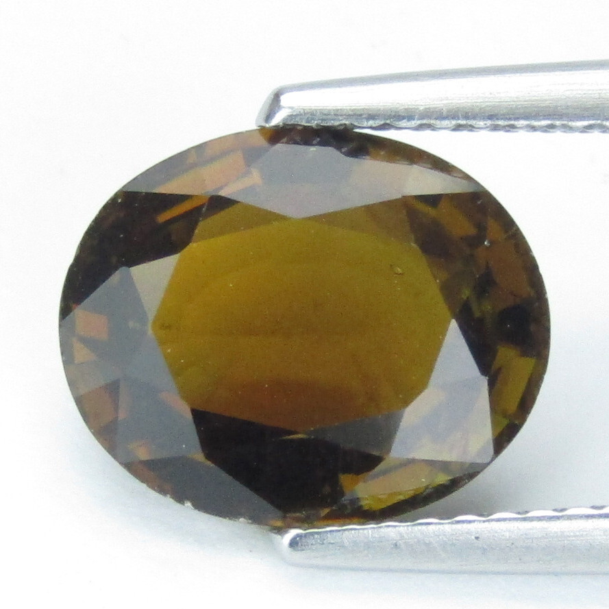 3.34Cts Nice Natural Yellow Tourmaline Collection Gemstone 11x9mm Oval Shape