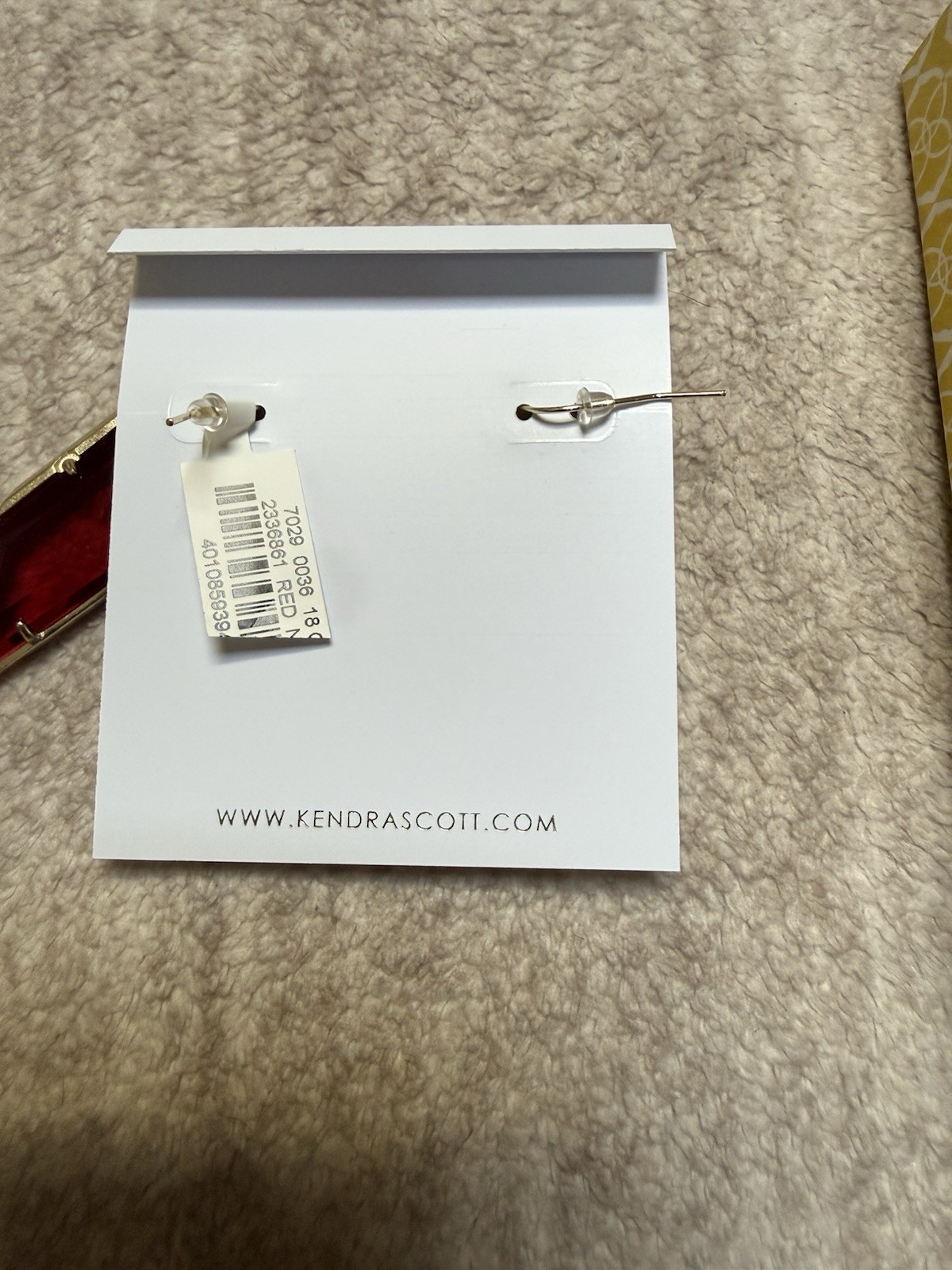 New Kendra Scott Burgundy Berry Illusion Bexley Drop Earrings Retired