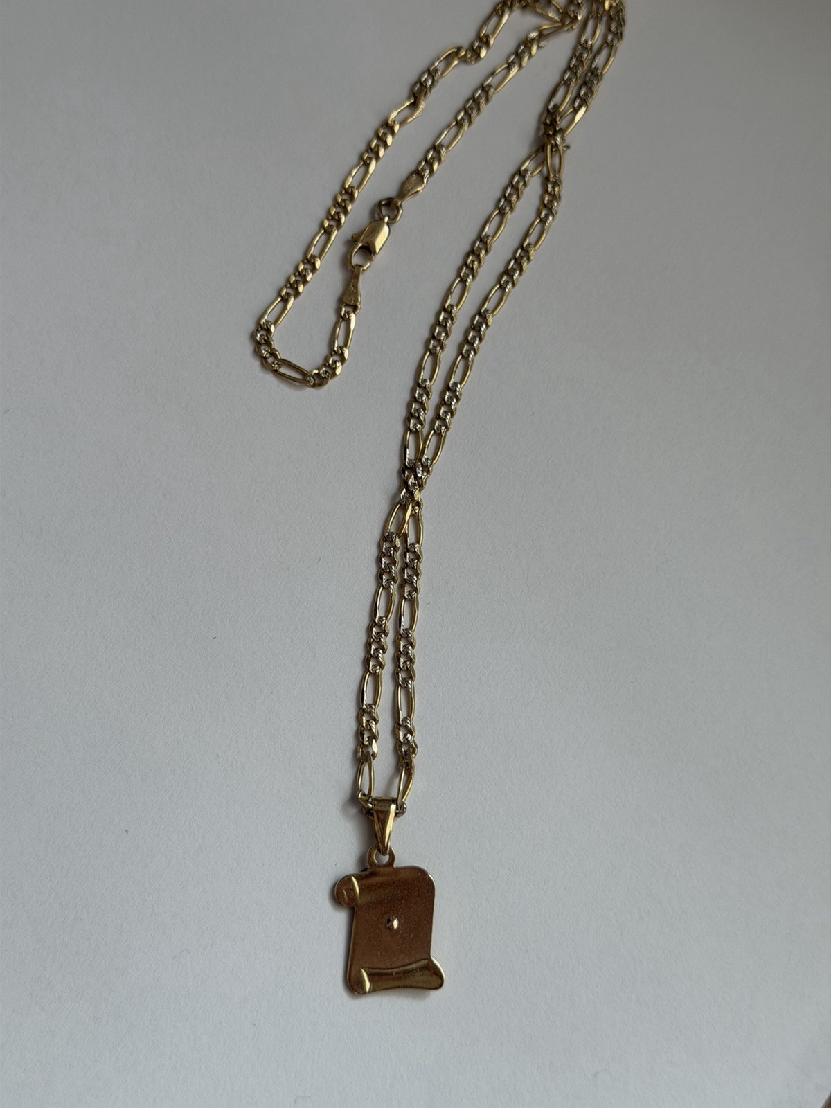 14k Gold Chain And Pendant-12g- EXCELLENT Condition