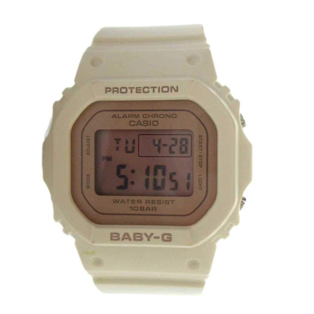 Used CASIO Baby G BGD 565SC Wristwatch Quartz Digital with Calendar White GY18 M