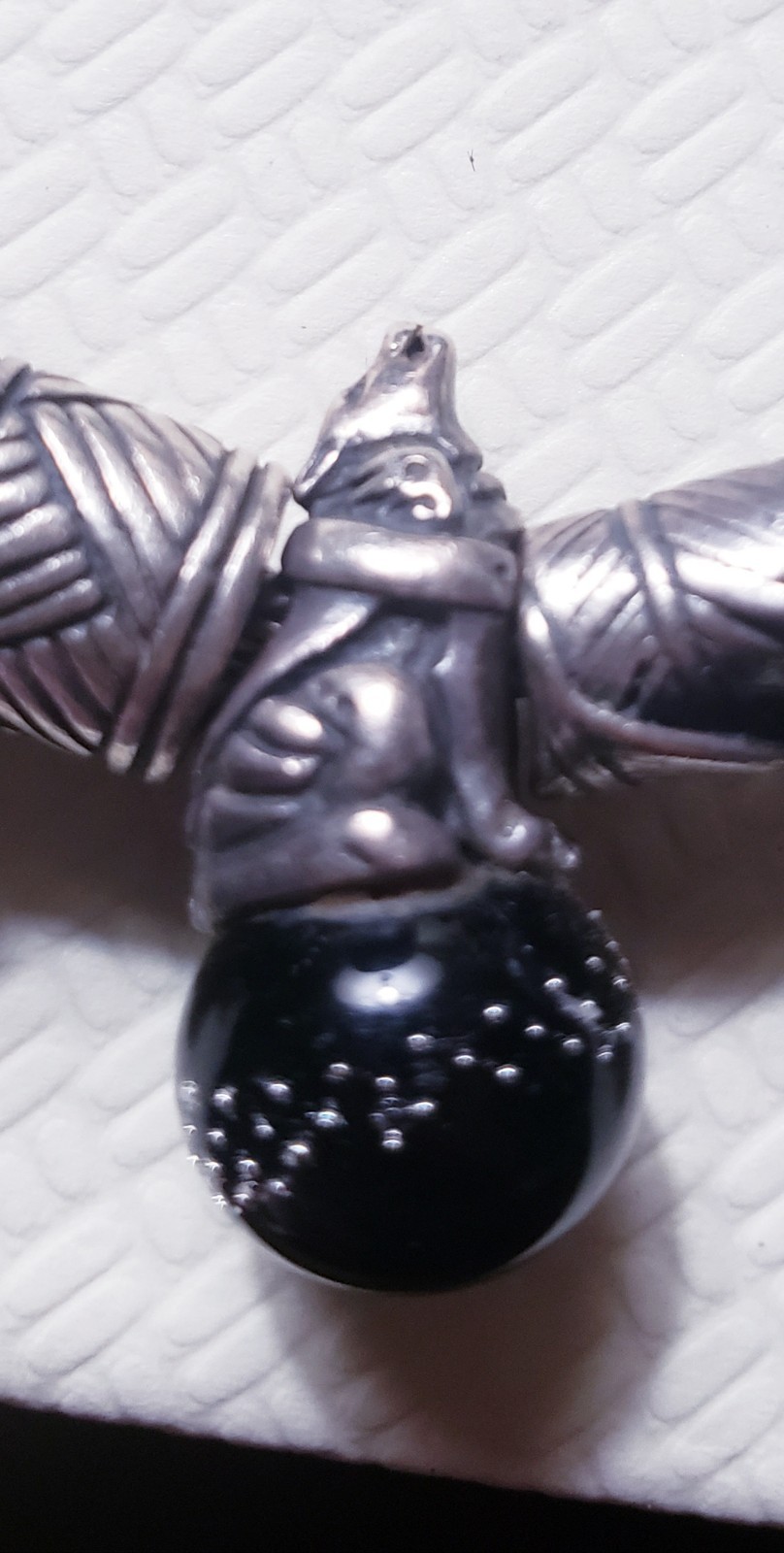Gently Pre-owned Trollbeads World Tour Lithuania LE Iron Wolf Sterl Silver Charm