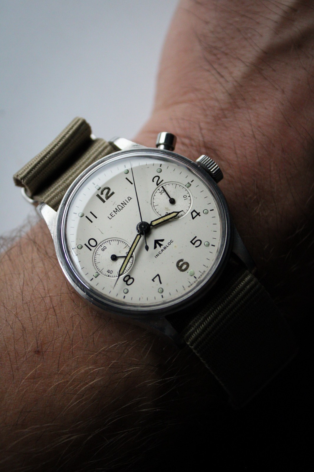 Lemania Series 2 Royal Australian Navy Issue Chronograph