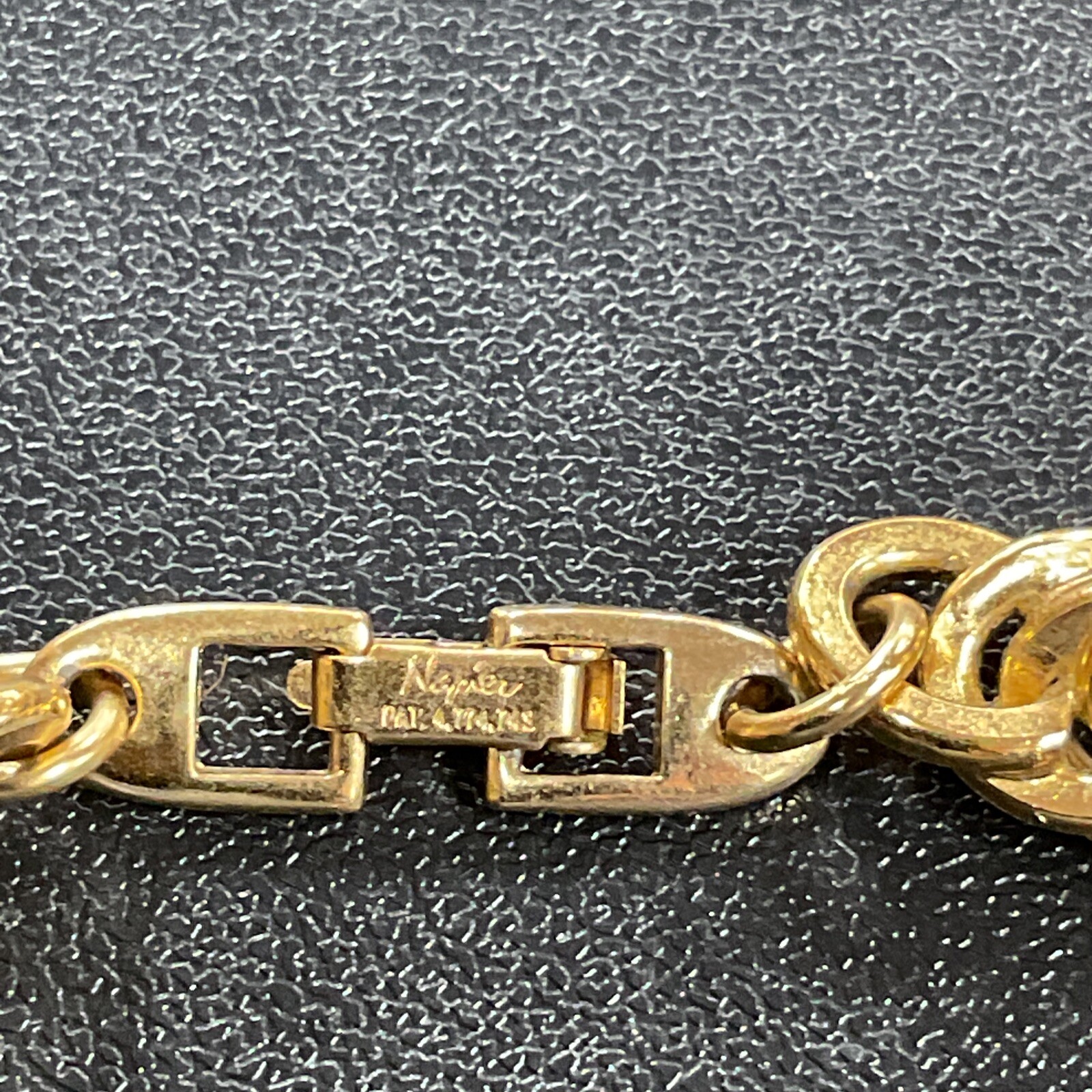 Napier Chunky Gold Tone Rope Necklace 30in 8mm
