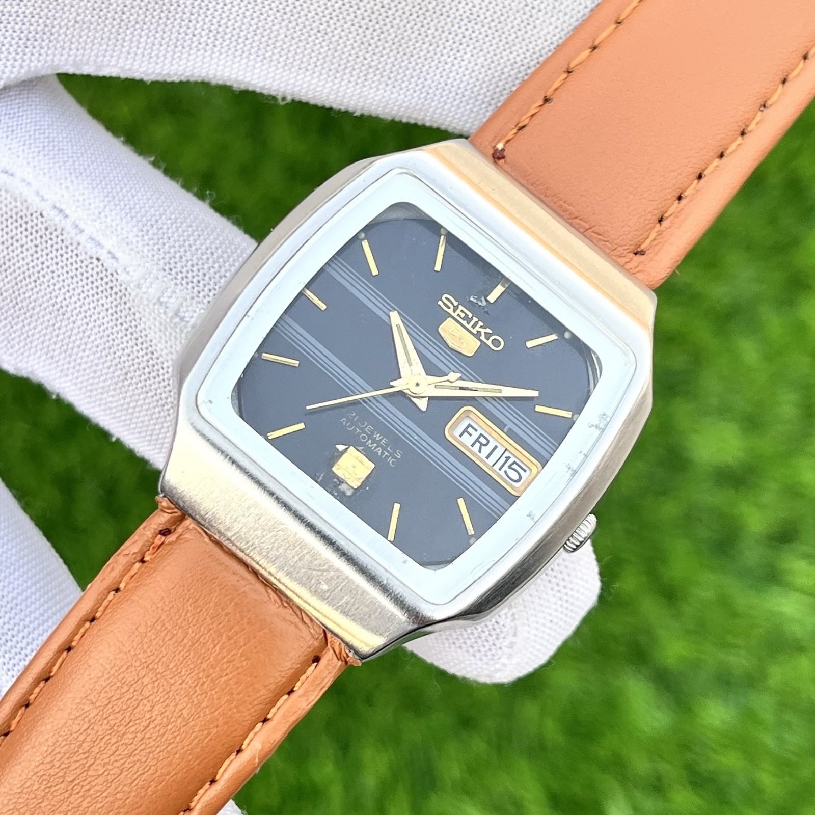 Vintage Seiko 5 Dress Formal Automatic Japan Made Men’s Watch Cal 6309