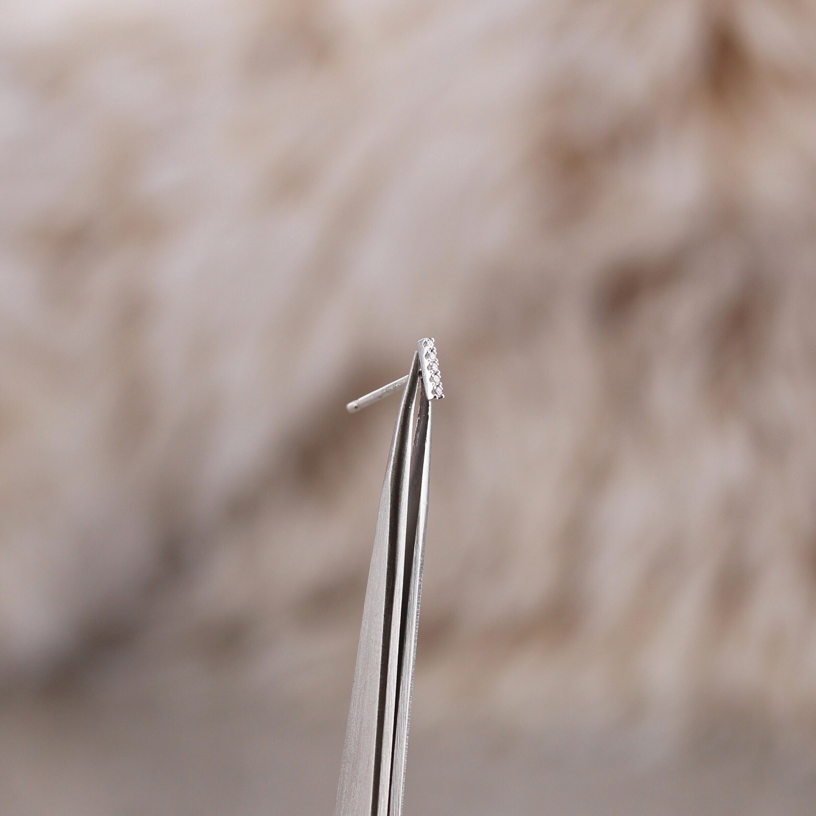 Diamond Studs, 14kt Yellow / White Gold, Fine Jewelry, Mini Diamond Earrings