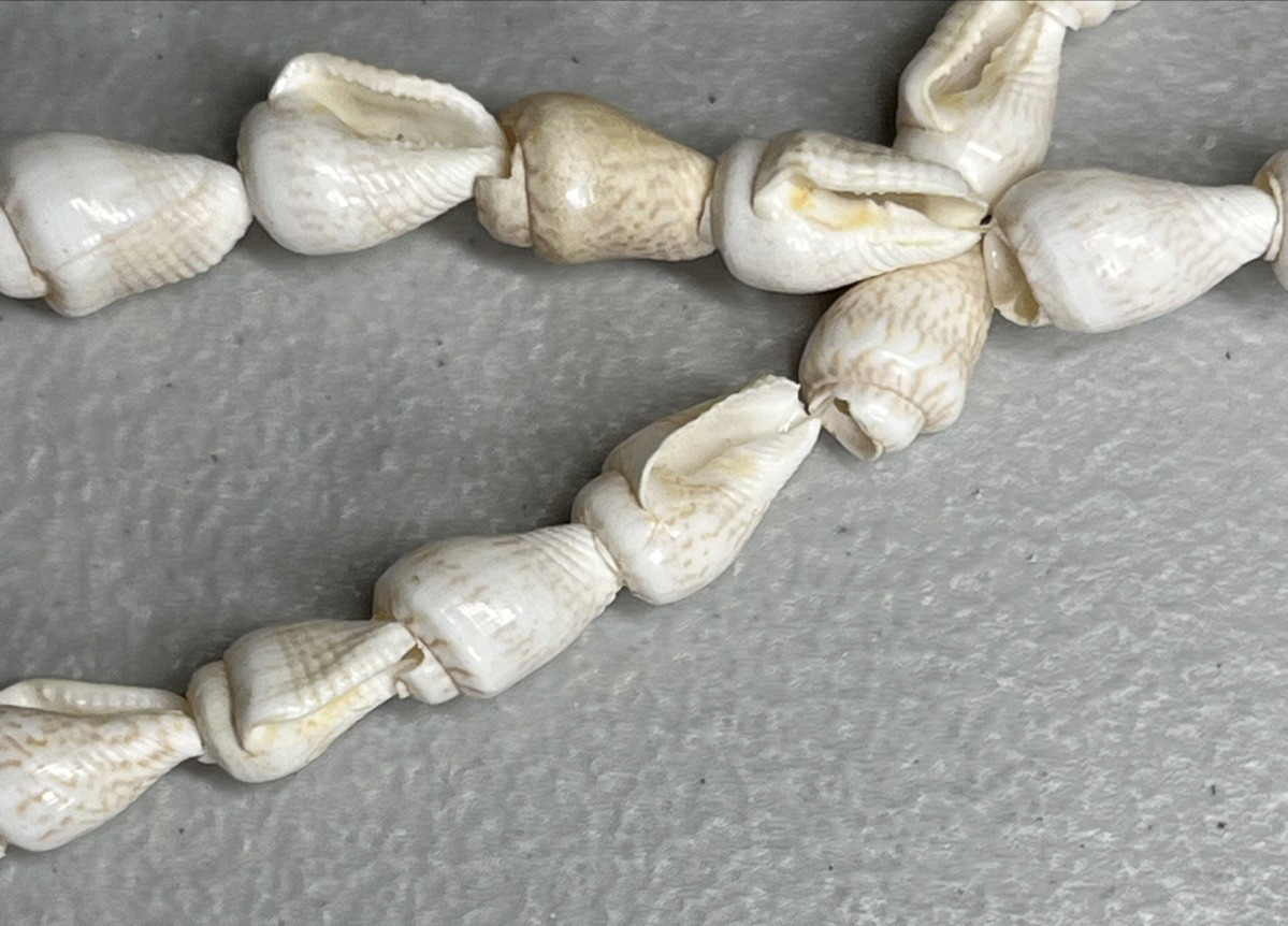 Vintage Hawaiian Tropical Shell Necklace Lot Seashell Lei Beach Boho 3 Piece