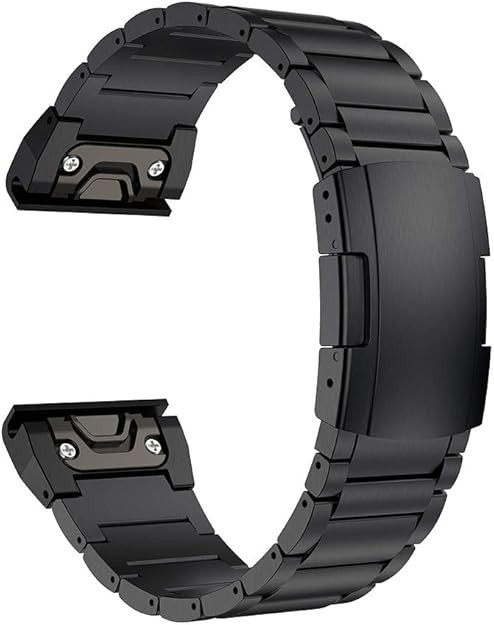 Fenix 8/7X/6X/5X Plus Band, 26mm Titanium Metal Quick Release Easy Fit Watch Str