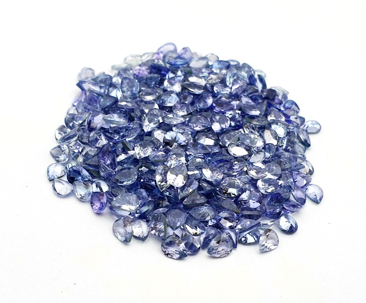 Natural Tanzanite Stone Pear Cut Loose Gemstone Lot 37 Pcs 3*4 MM 5 CT