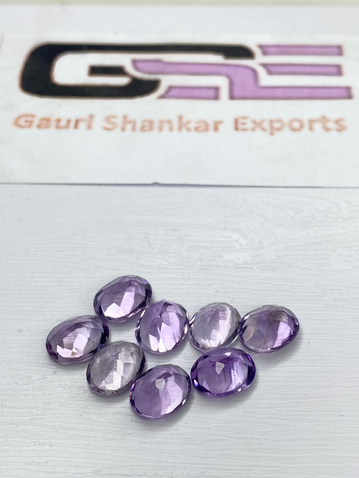 Pink Amethyst Faceted Oval Cut Loose Gemstone 4×3 mm to 16×12 mm Natural DG
