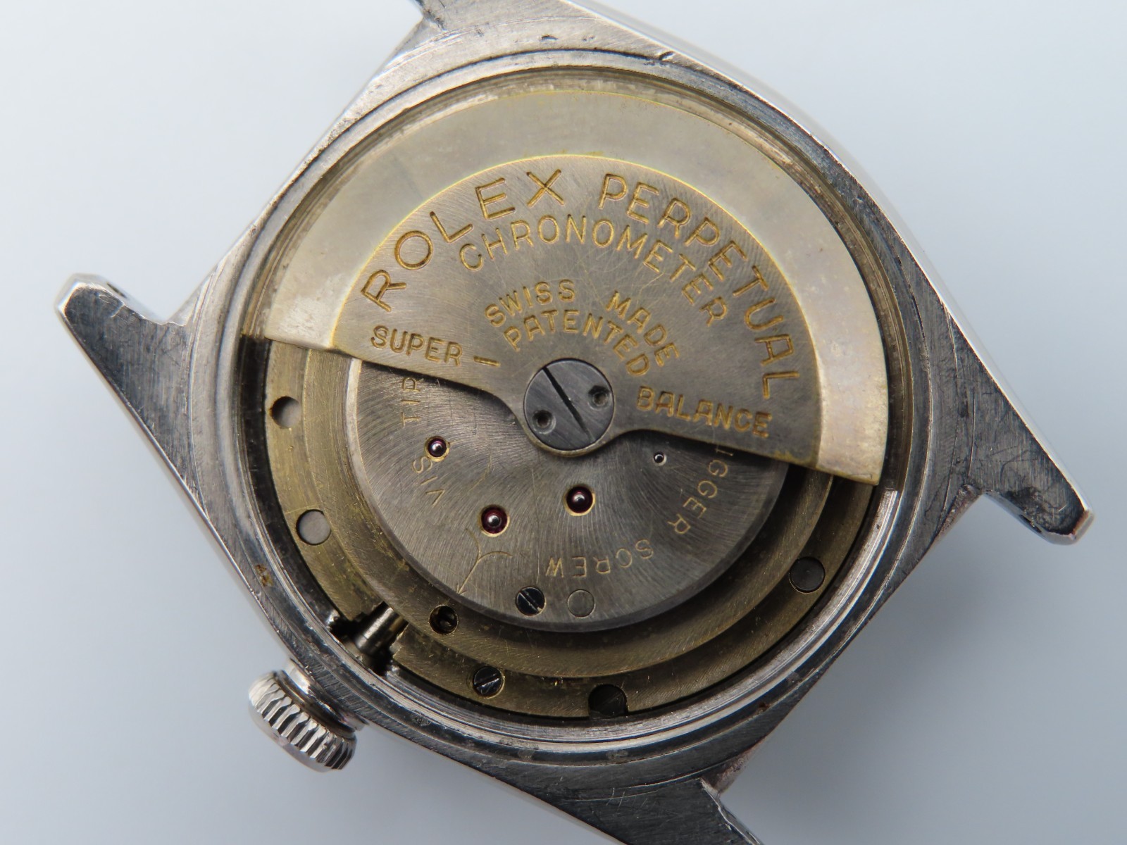 1946 Rolex Oyster Perpetual Manual Wind Chronometer 2940 Bubble Back Wristwatch