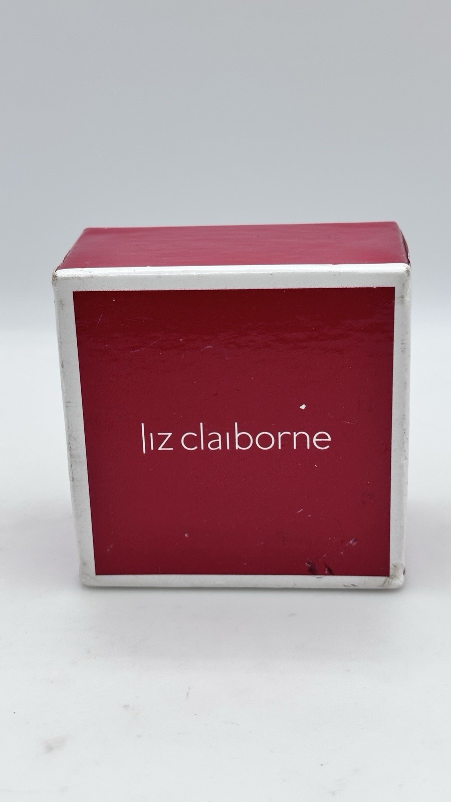 Liz Claiborne Poinsettia Brooch Pin Red Green Rhinestone Beaded w/ Box NWT