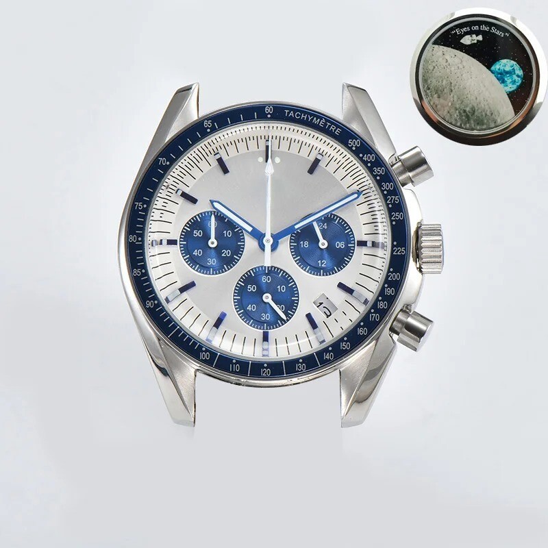 39.7mm Watch Metal Case FIT VK63 Movement Case Watch Accessories Suitable