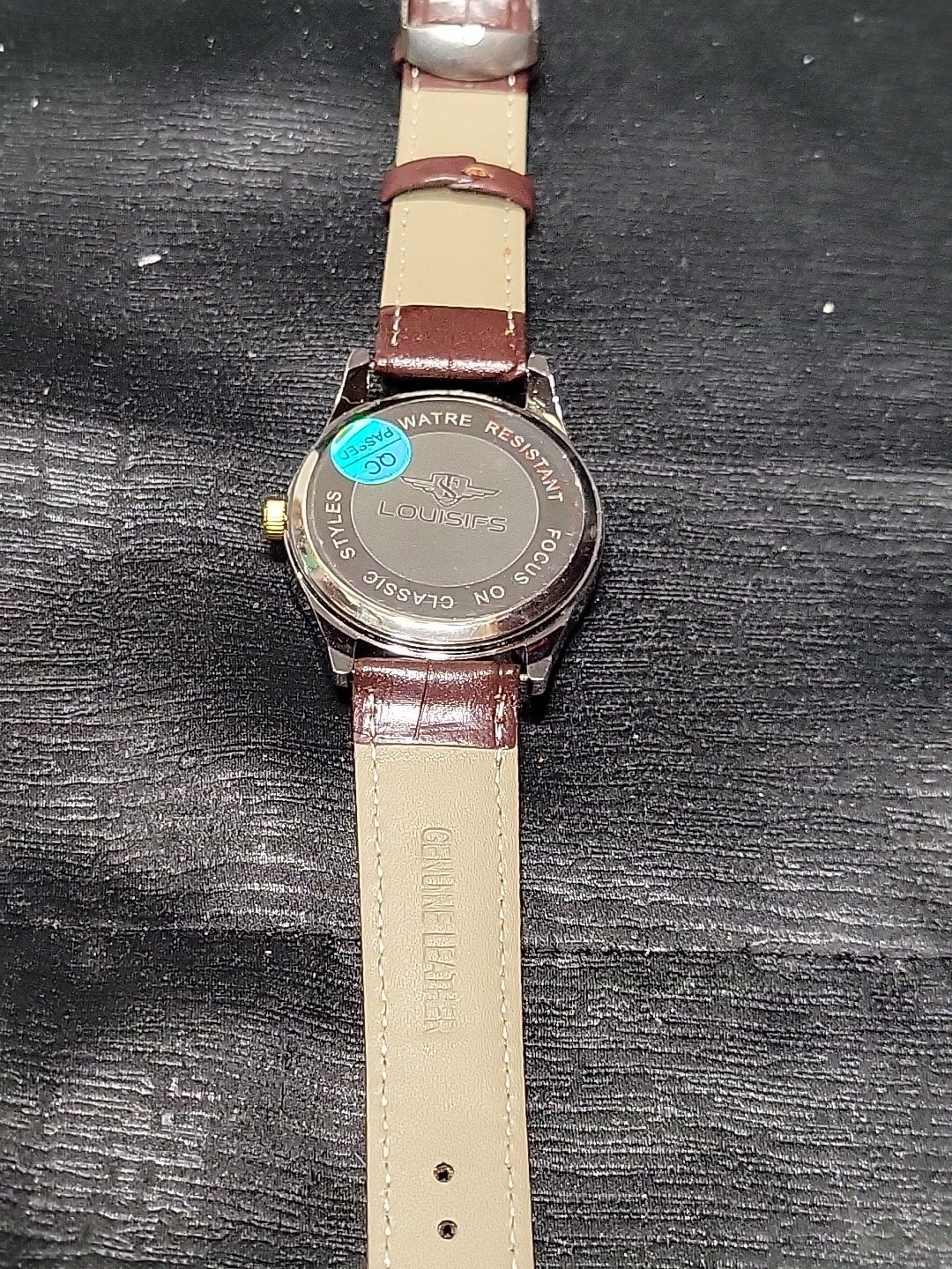 New LOUISIFS Men’s Classic Luxury Watch Day Date Quartz Working New Battery W8