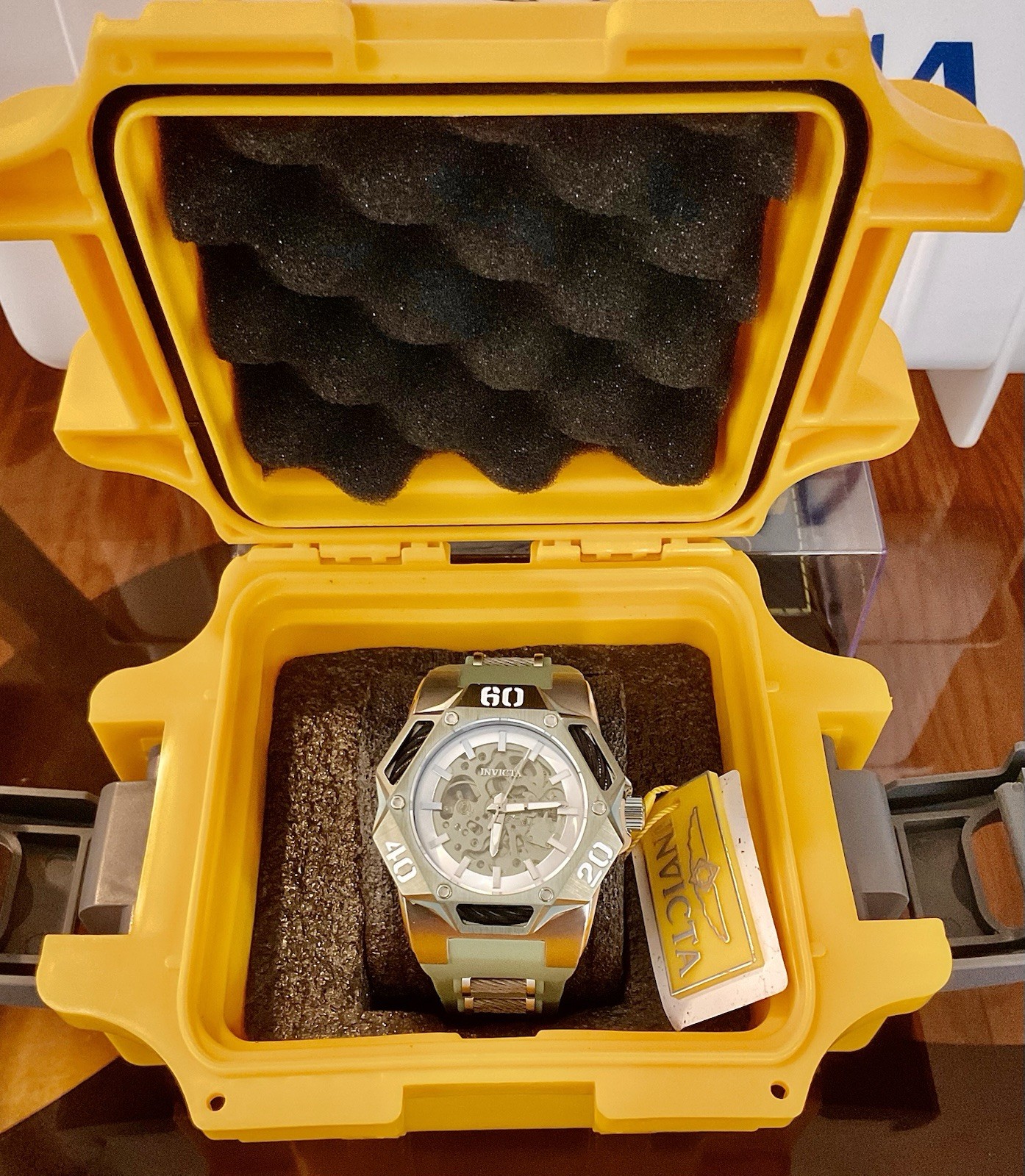 🔥RARE Invicta Iron Dome Coalition Forces Automatic Watch 48.5mm Green (44087)