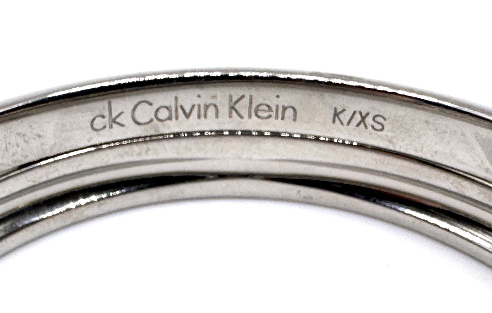 Calvin Klein Ellipse Two-tone Blue Stainless Steel Bracelet Free Shipping