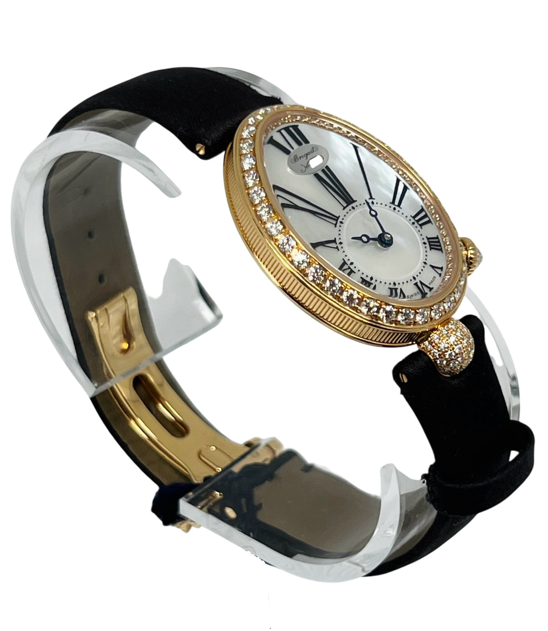 Breguet Reine de Naples 33×24.95mm 18K Rose Gold & Diamonds Lady’s Watch, 8928BR