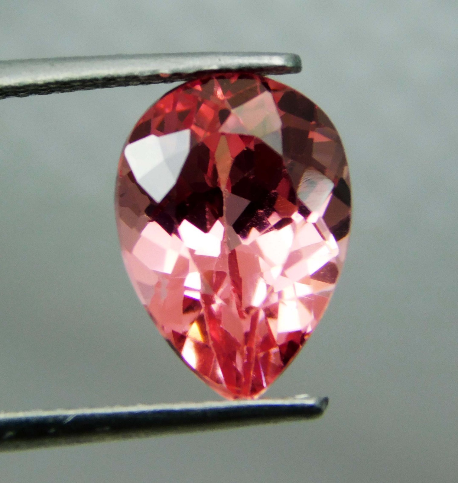 Certified 4.90 Ct Natural Padparadscha Sapphire Stunning Pear Cut Gemstone