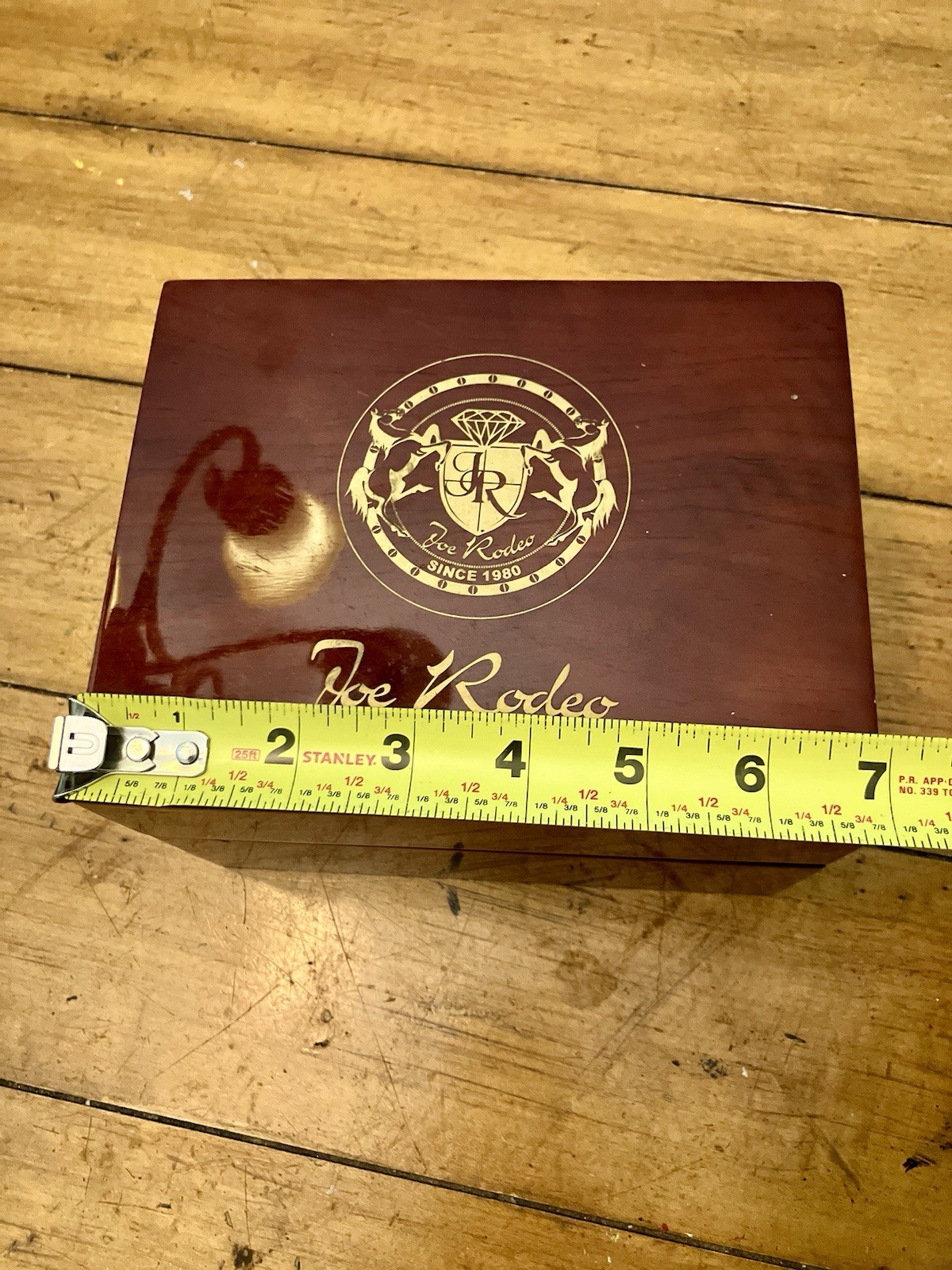 GENUINE RARE JOE RODEO ORIGINAL WATCH BOX CASE Lacquered Wood Rio 890 JR08