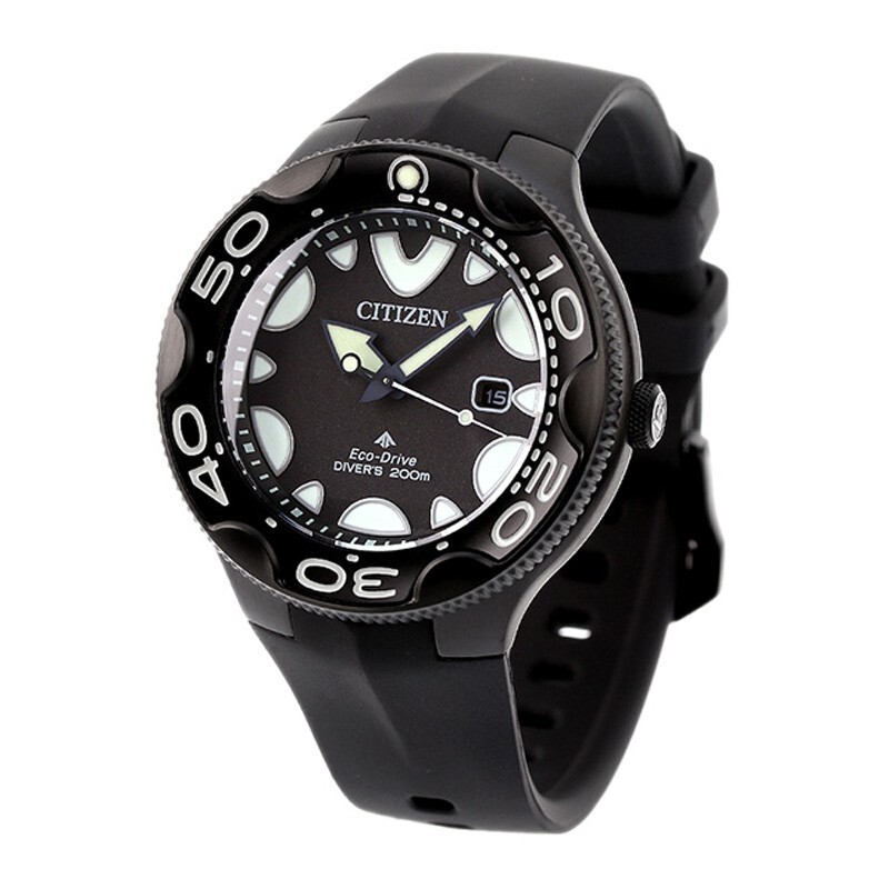 Citizen Promaster MARINE BN0235-01E Black Diver 200m Solar Eco-Drive Men Watch
