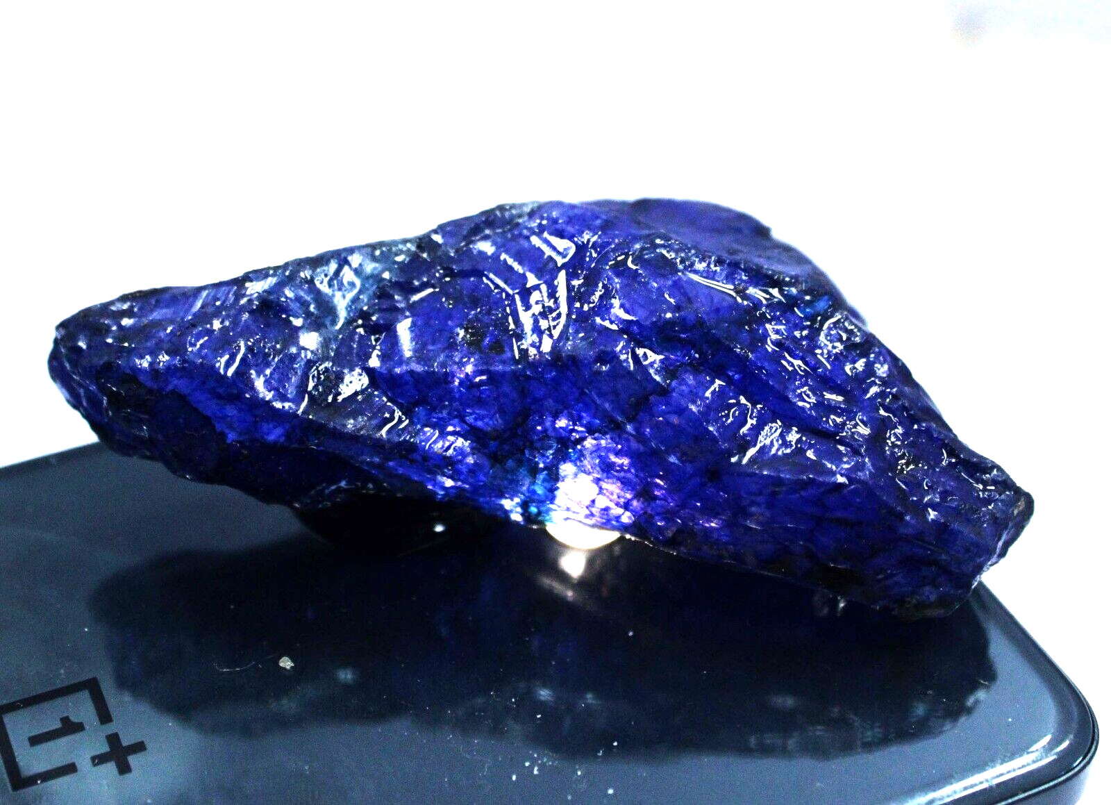 482 Ct NATURAL Translucent Blue Tanzanite Rough Certified LOOSE GEMSTONE
