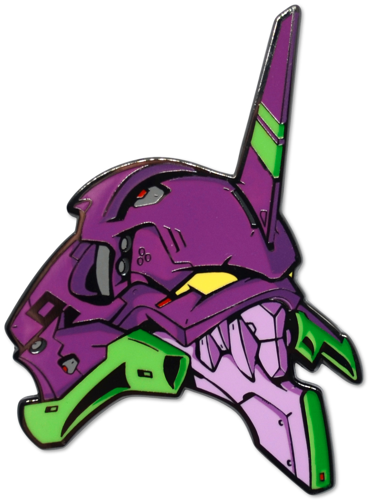 Neon Genesis Evangelion EVA-01 EVA-02 Hard Enamel Anime Pin Lapels 2pc Set