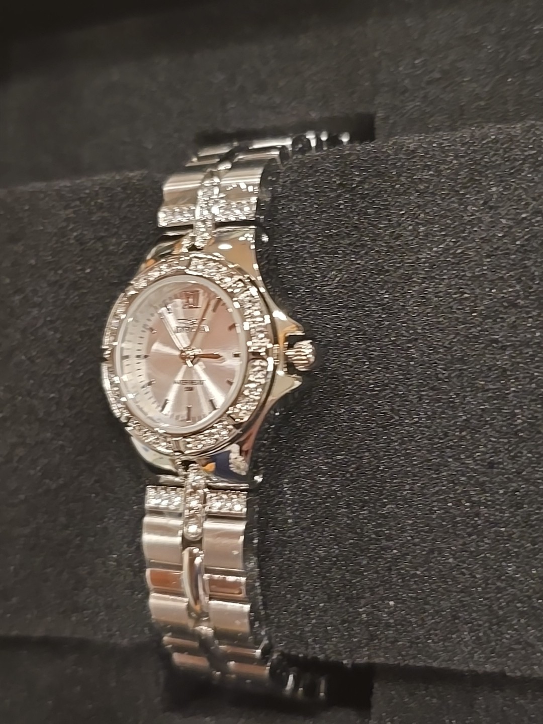 Invicta Wildflower Swiss Ronda 763 Caliber Women’s Watch 21.5mm 0132 Silver New!