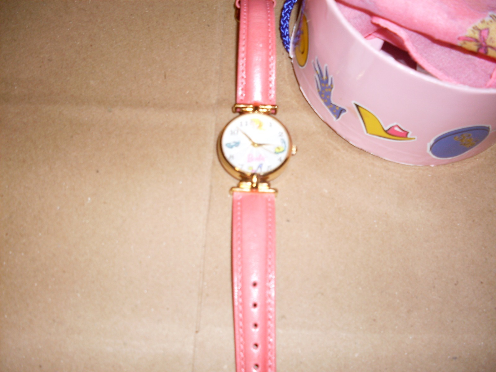Vintage Barbie 35th Anniversary Fossil Watch in original Hatbox with tags. COA.