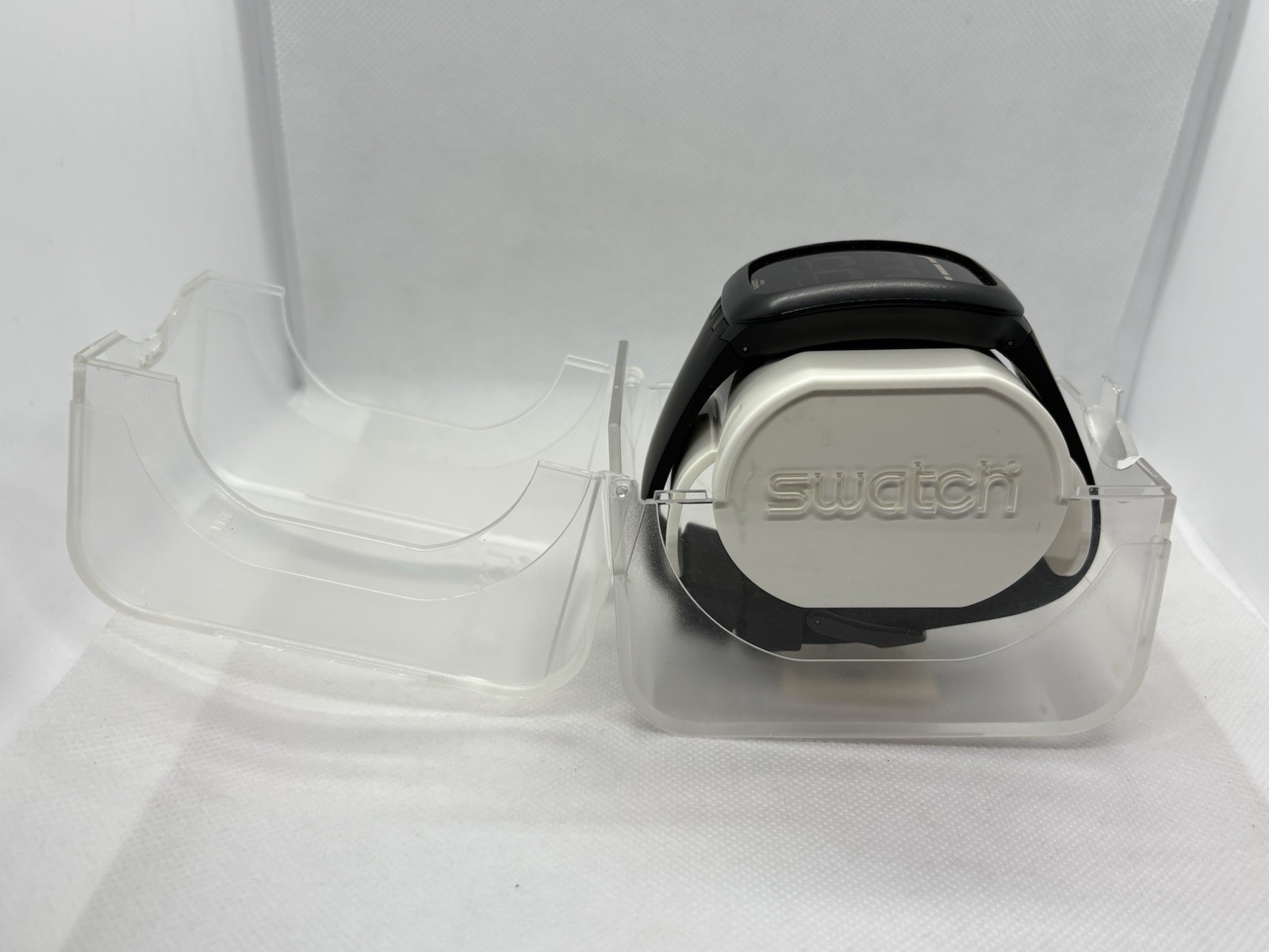 Swatch Touch Black District Digital Touchscreen Men’s Watch SURB112C Swiss w Box
