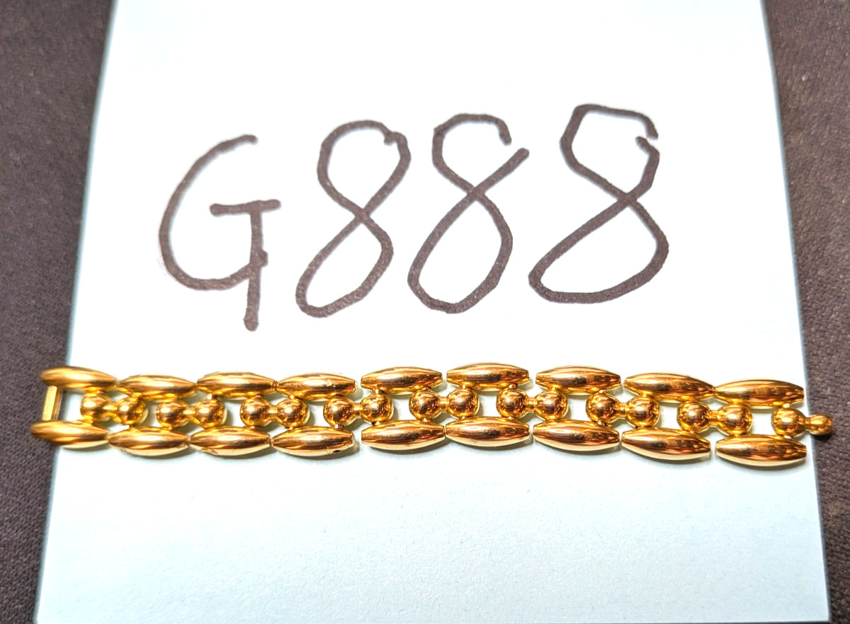 GUCCI Link Change Bezel 11/12.2 1100 Ladies Watch Bracelet Parts Gold used