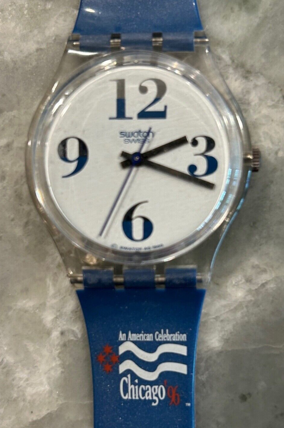 Swatch Special – An American Celebration Chicago ‘96 – GK170C – Mint Condition