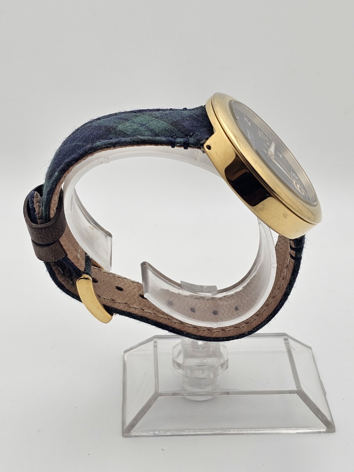 2013 SPERRY TOP-SIDER CLASSIC FLANNEL BLUE/GREEN/GOLD 40MM WOMEN ANALOG WATCH🔥