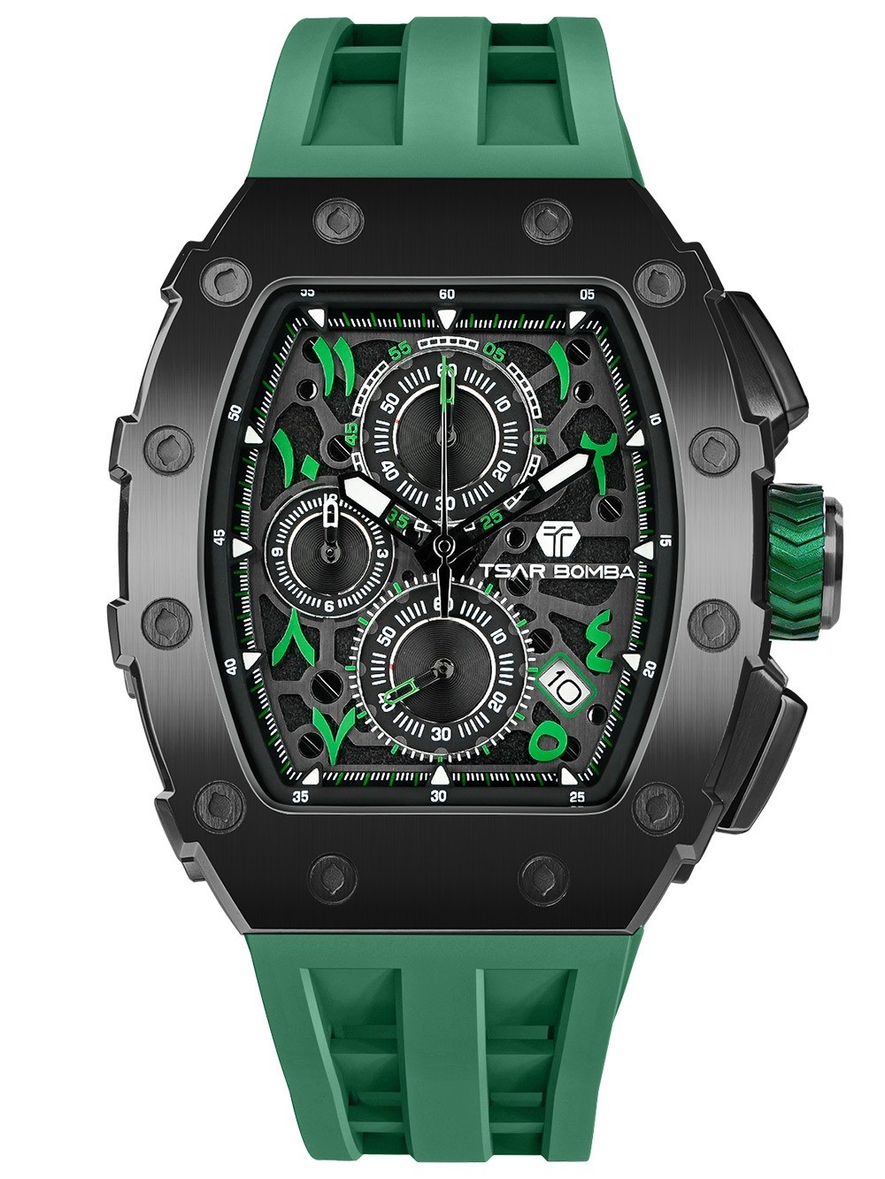 Tsar Bomba TB8204QA-06 Mens Watch Elemental Chronograph 44mm 5ATM