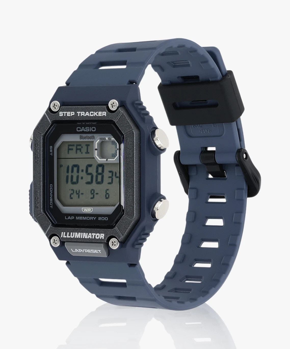 Casio WS-B1000-2AV 100M WR Alarm LED Backlight Stopwatch Bluetooth Step Tracker