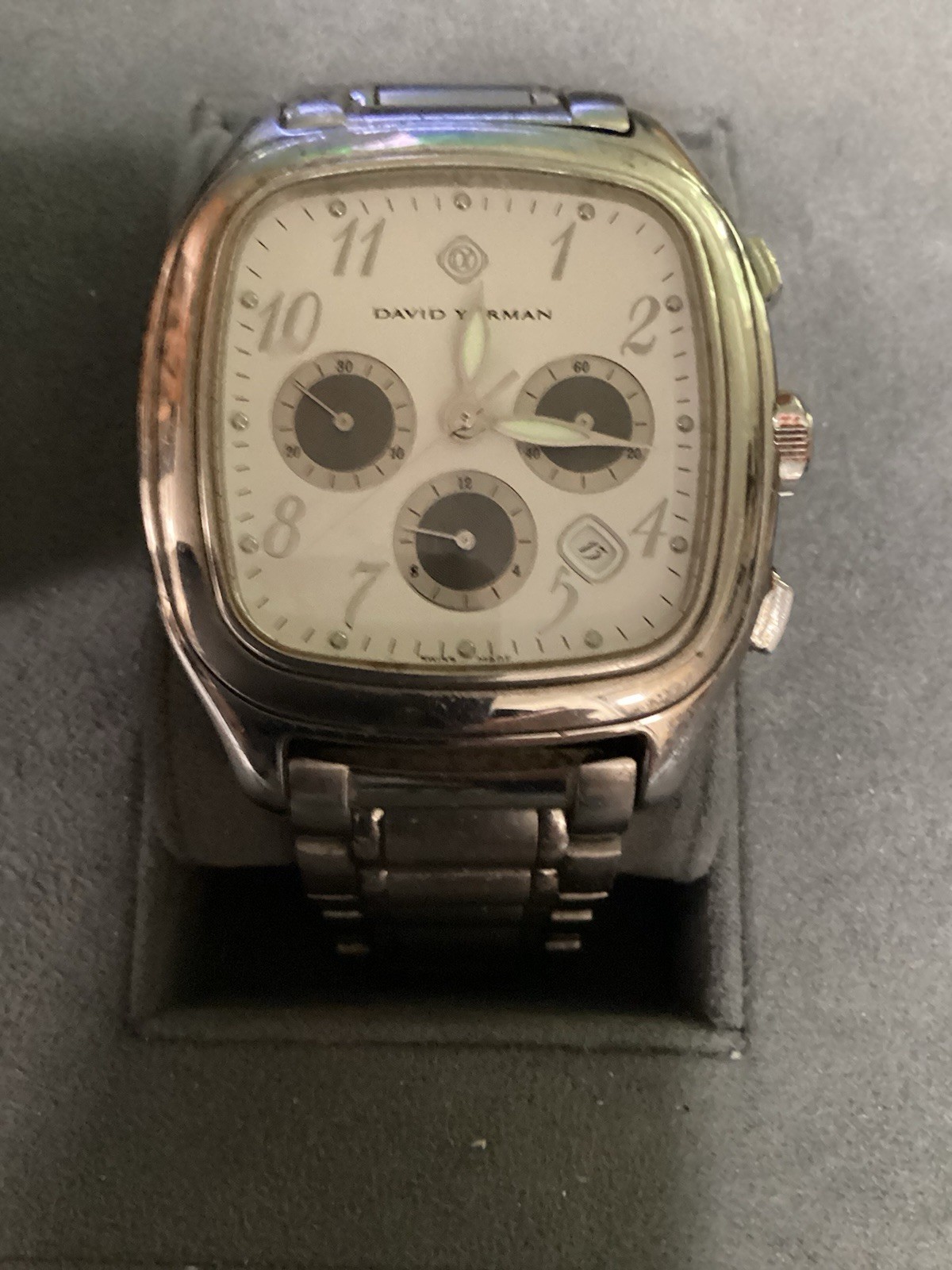 David Yurman Chronograph Stainless Steel Bracelet Men’s Watch
