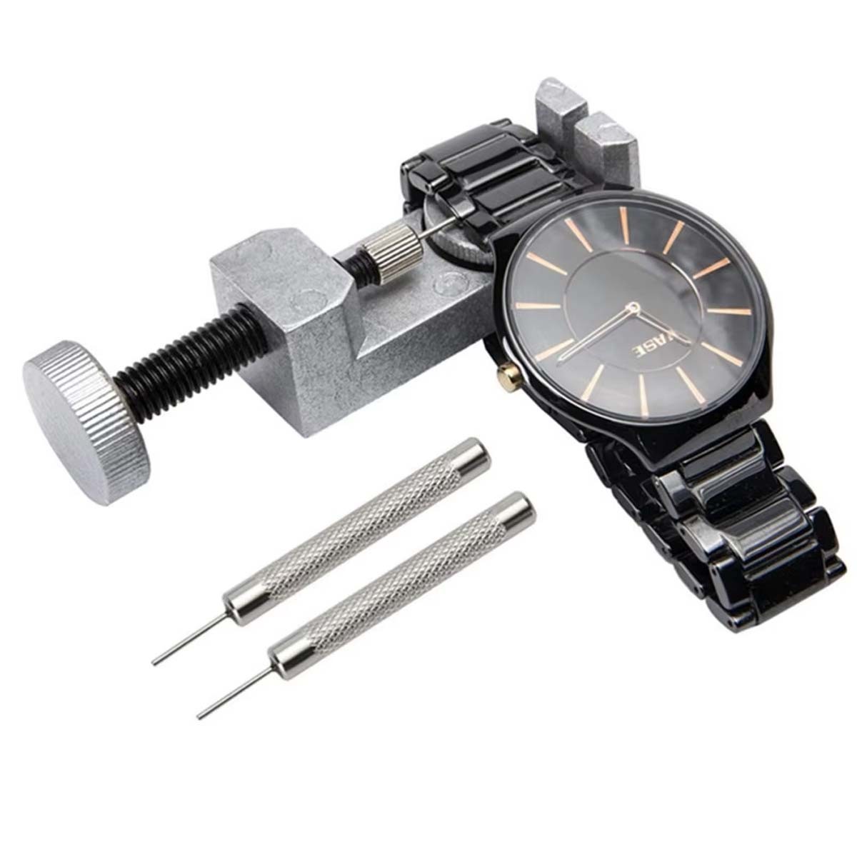 Watch strap and pin repair remover, steel strap adjustment tool