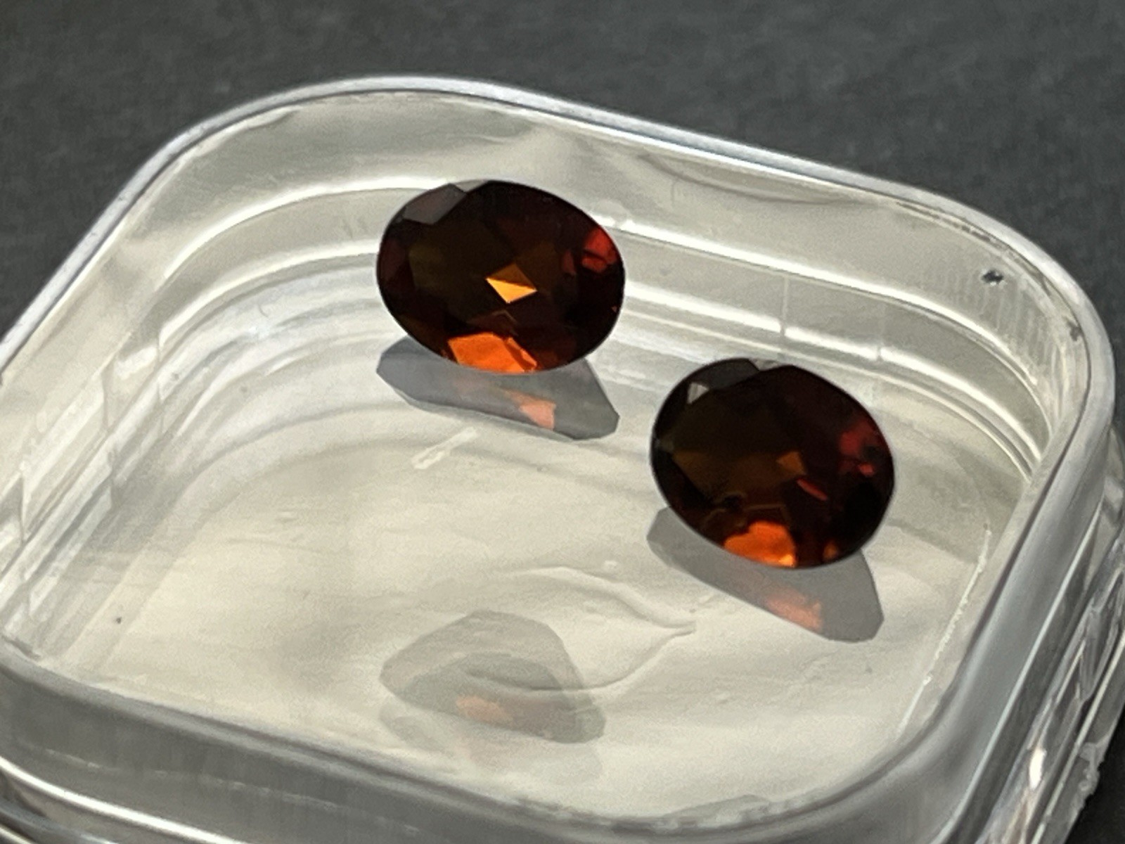 Natural Andalusite Matched Pair 2.30 CTW Oval Faceted Loose Gemstones Eye Clean