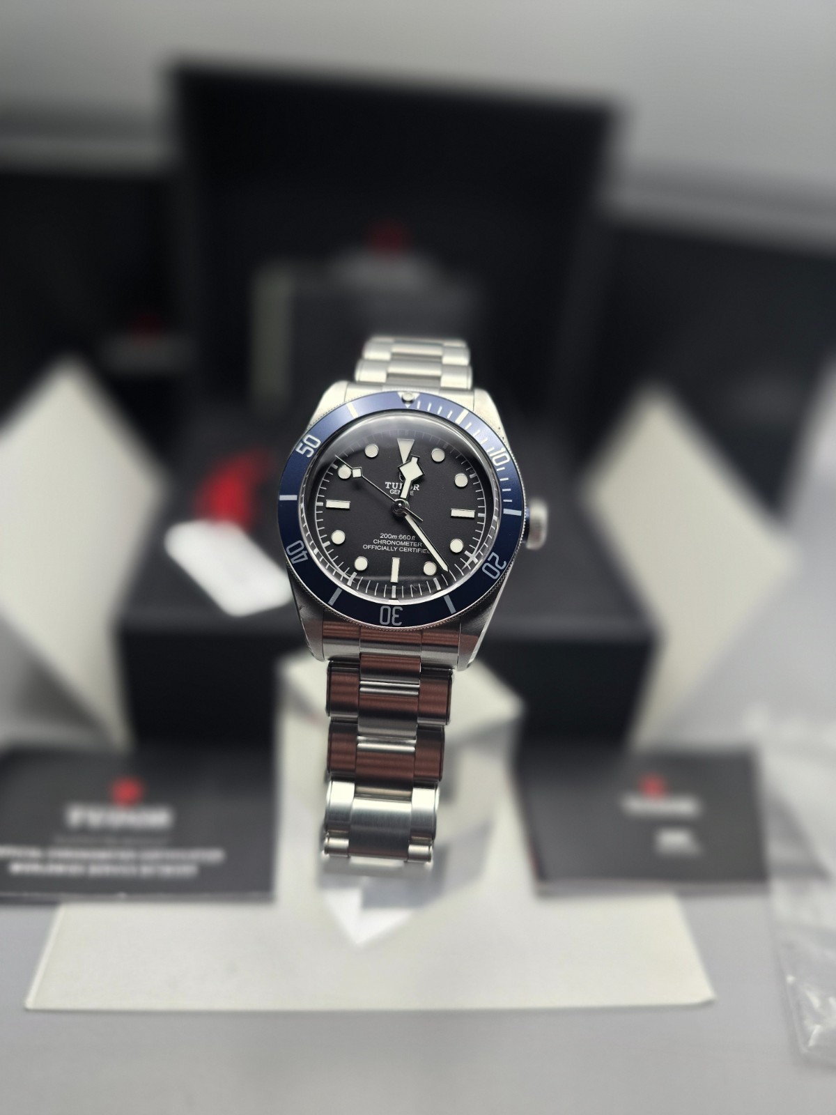 Tudor Black Bay Heritage Blue Bezel M79230 Automatic Chronometer 200m Divers
