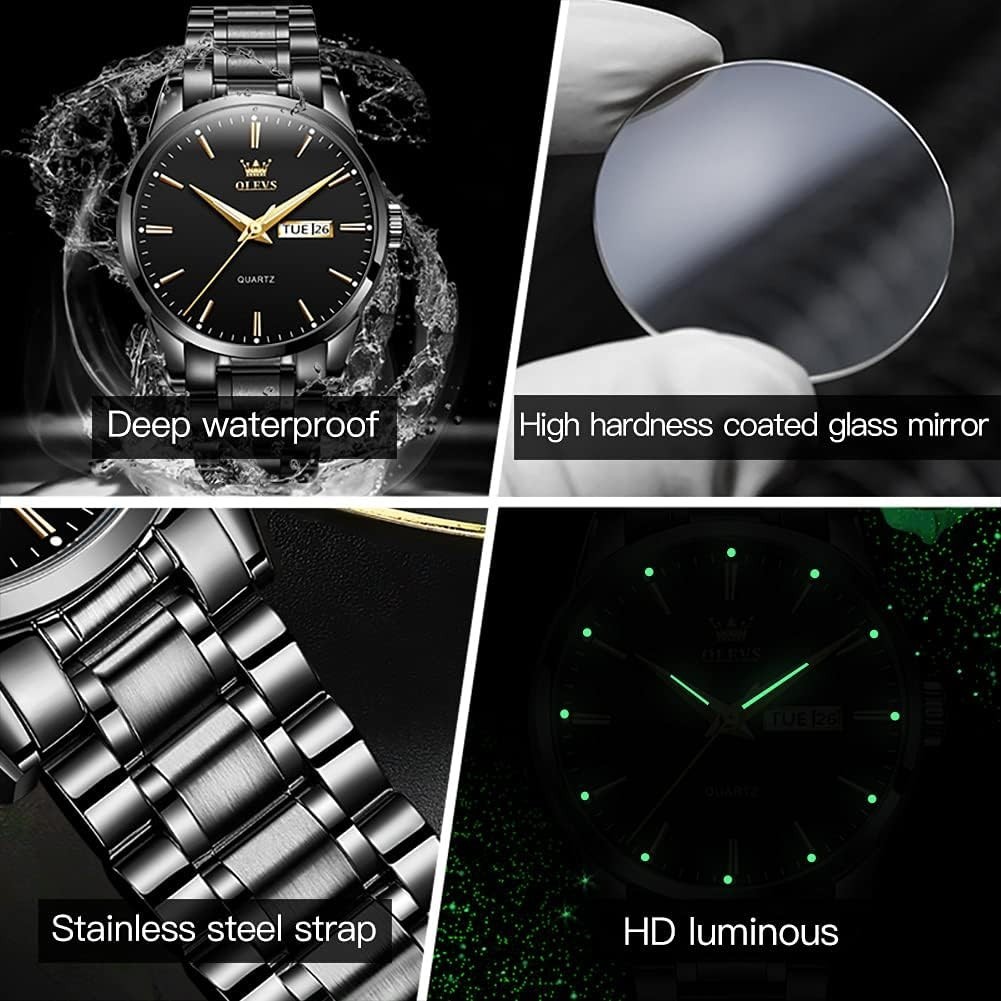 Sophisticated Gold Indexed Analog Watch for Men – Quartz Precision & Style